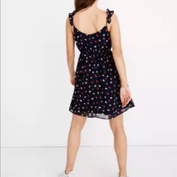 Madewell Ruffle Strap Dress in Confetti Floral - Picture 2 of 11